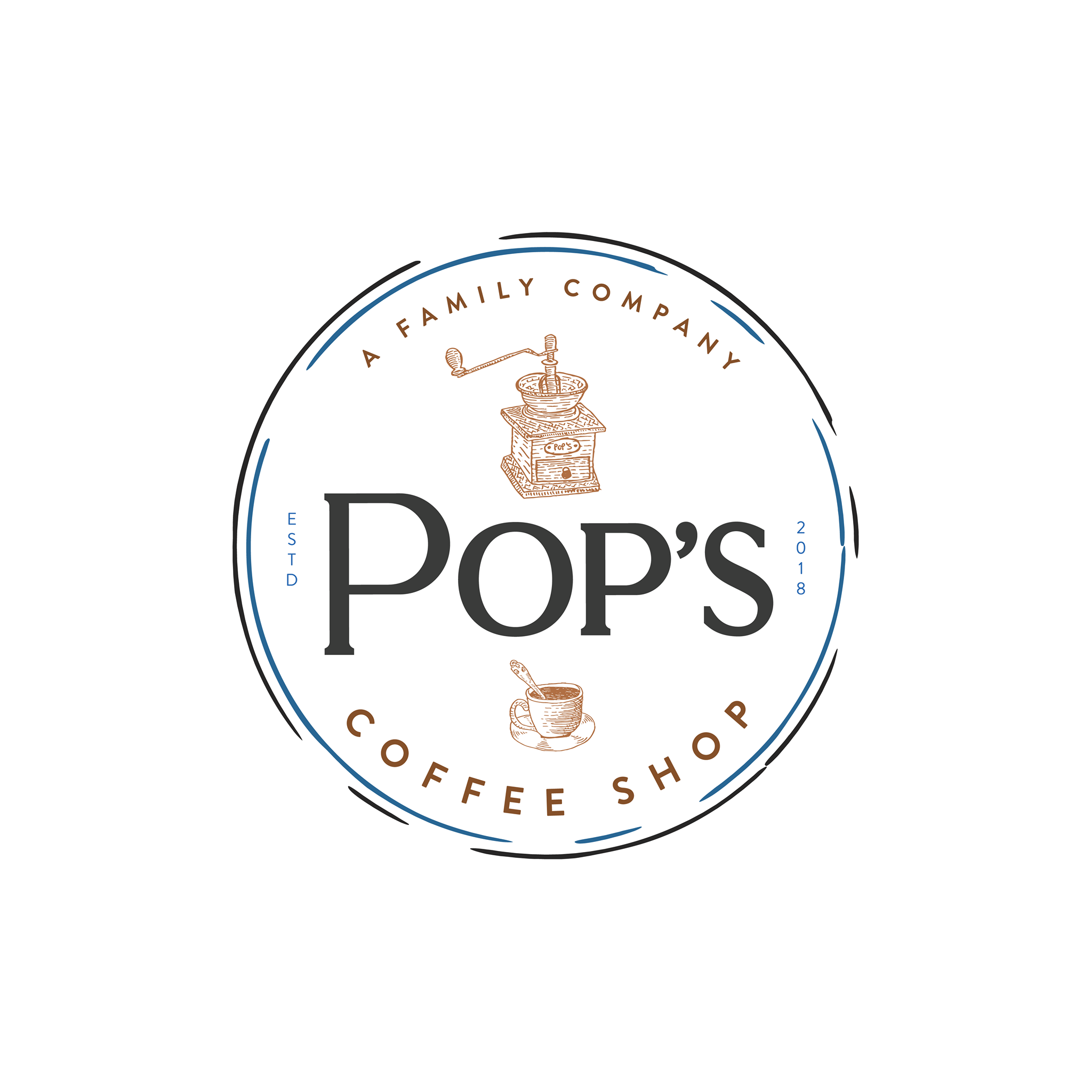 Pops Coffee Shop logo